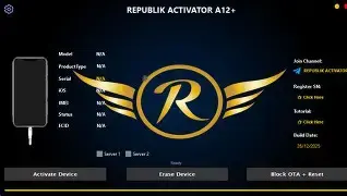 REPUBLIK ACTIVATOR A12 [ No Signal ] iPhone XR-17 Pro Max and iPad All Model 